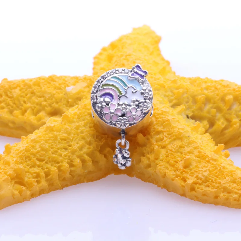 Lorena Authentic S925 Sterling Silver Colorful Flowers Elegant Fashion Rainbow Beads Fit Original Bracelets Women Jewelry Gift
Lorena Authentic S925 Sterling Silver Colorful Flowers Elegant Fashion Rainbow Beads Fit Original Bracelets Women Jewelry Gift