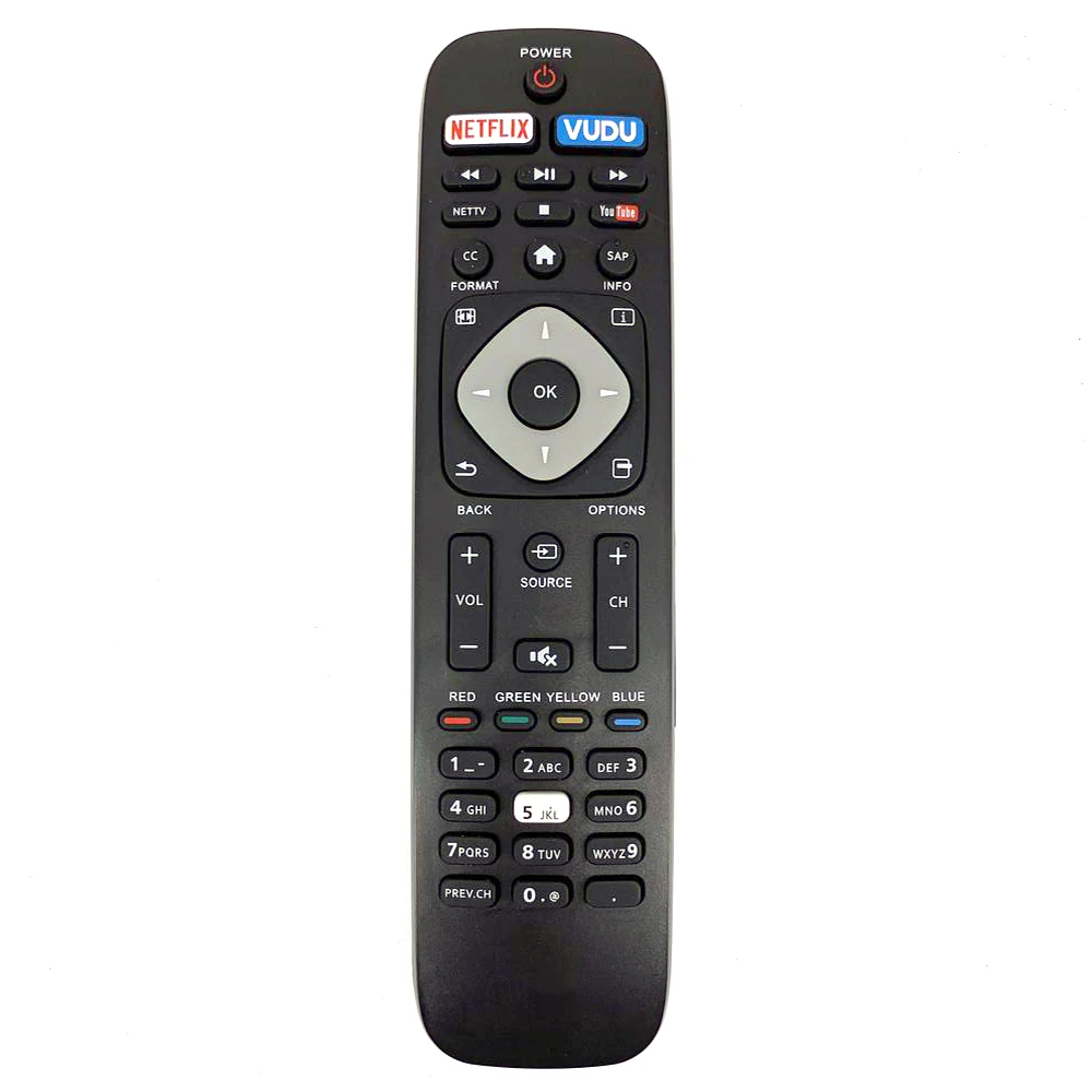 NH500UP Replace Remote fit for Philips TV 50PFL5601/F7 65PFL5602/F7 55PFL5602/F7 50PFL5602/F7 43PFL5602/F7 32PFL4902/F7 40PFL490
NH500UP Replace Remote fit for Philips TV 50PFL5601/F7 65PFL5602/F7 55PFL5602/F7 50PFL5602/F7 43PFL5602/F7 32PFL4902/F7 40PFL490