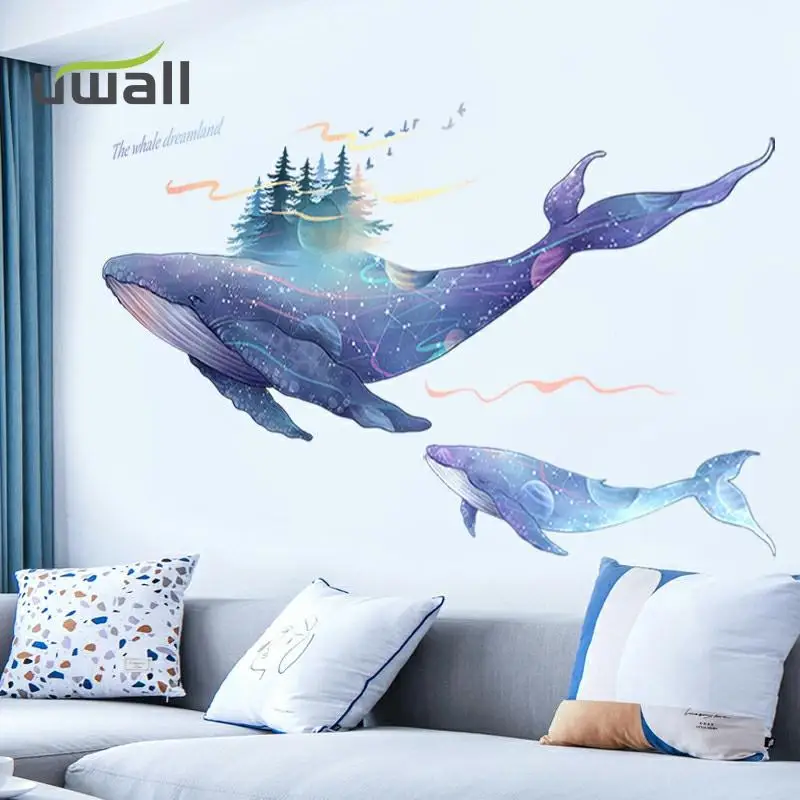 Creative Sea Whale Wall Stickers Living Room Decor Background Wall Decoration Bedroom Decor Self-Adhesive Stickers Home Decor
Creative Sea Whale Wall Stickers Living Room Decor Background Wall Decoration Bedroom Decor Self-Adhesive Stickers Home Decor