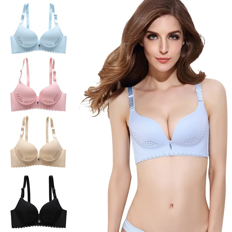Ladies Breathable Seamless Bra Sexy Lingerie Bralette Adjusted Wireless Push Up Bras Women's Intimates Under Women's underwear
Ladies Breathable Seamless Bra Sexy Lingerie Bralette Adjusted Wireless Push Up Bras Women's Intimates Under Women's underwear