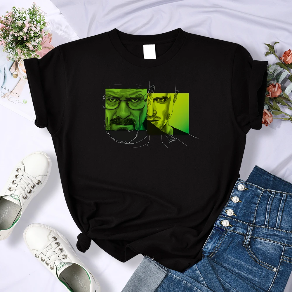 Br-eaking Ba Print Woman T-shirt Oversized O Neck Summer Top Retro Harajuku Simplicity T Shirt Kawaii Harajuku T Shirts Woman
Br-eaking Ba Print Woman T-shirt Oversized O Neck Summer Top Retro Harajuku Simplicity T Shirt Kawaii Harajuku T Shirts Woman