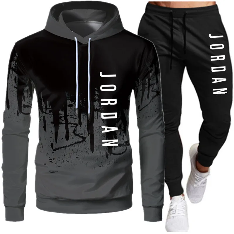 2021 Men Sets Clothing Fashion Tracksuit Casual Sportsuit Hoodies Sportswear Hooded Sweatshirt+Pant Pullover two piece Set
2021 Men Sets Clothing Fashion Tracksuit Casual Sportsuit Hoodies Sportswear Hooded Sweatshirt+Pant Pullover two piece Set
