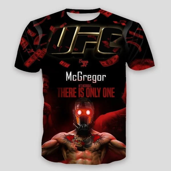 Conor McGregor 3D T SHIRT Fashion T-shirt Casual new style T-shirt Personality T-shirt popular Round neck summer Latest model
Conor McGregor 3D T SHIRT Fashion T-shirt Casual new style T-shirt Personality T-shirt popular Round neck summer Latest model