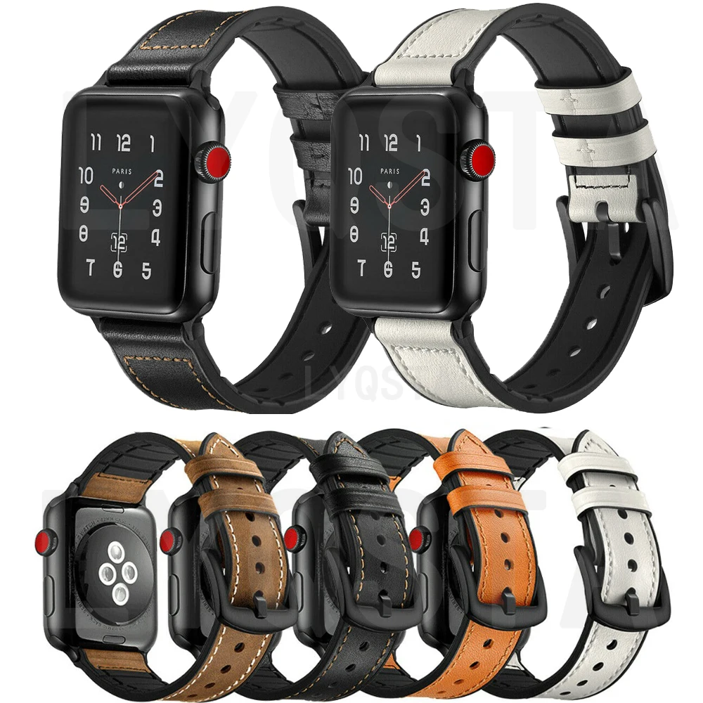 High quality Leather loop Band for iWatch 42mm 44mm Sports Strap band for Apple watch 40mm 38mm Series 2 3 4 5 6 SE Accessories
High quality Leather loop Band for iWatch 42mm 44mm Sports Strap band for Apple watch 40mm 38mm Series 2 3 4 5 6 SE Accessories