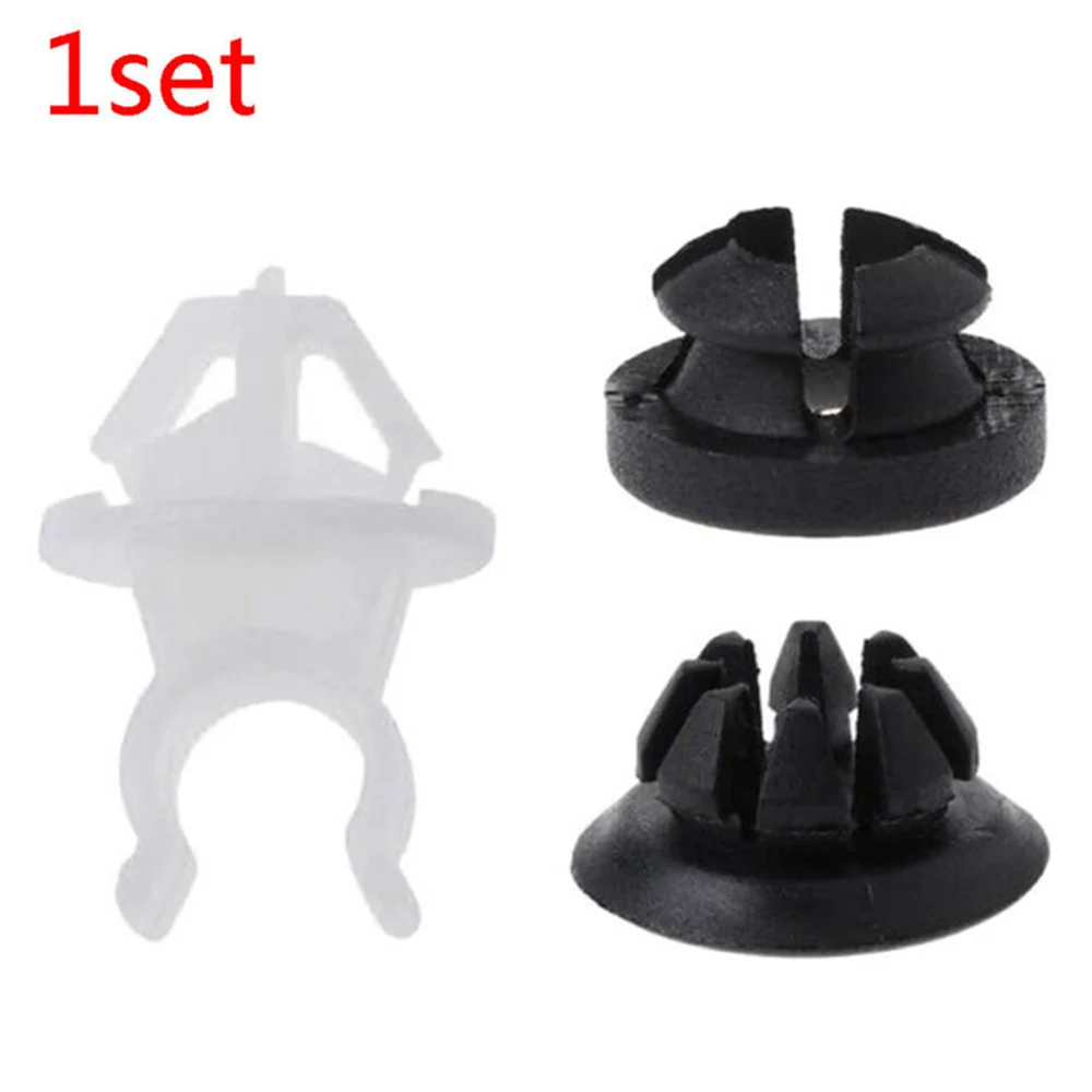 

3pcs/Set Car Securing Clips Hood Supports Prop Rod Plastic Holder Clips Black And White Auto Interior Accessories For Honda