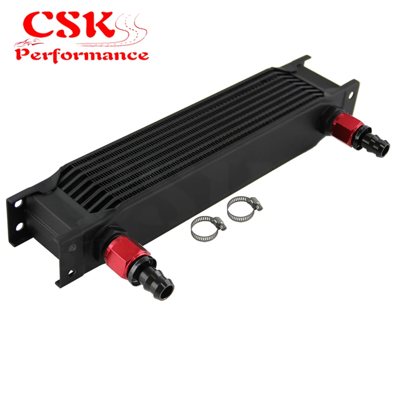 9Row AN10 Universal Aluminum Engine Transmission 248mm Oil Cooler British Type w/ Fittings Kit Black
9Row AN10 Universal Aluminum Engine Transmission 248mm Oil Cooler British Type w/ Fittings Kit Black