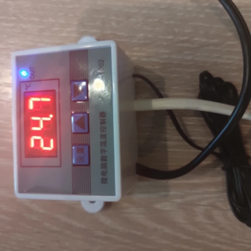 XH-W3002 220V Digital LED Temperature Controller 10A Thermostat Control Switch Probe with Waterproof Sensor W3002
XH-W3002 220V Digital LED Temperature Controller 10A Thermostat Control Switch Probe with Waterproof Sensor W3002
