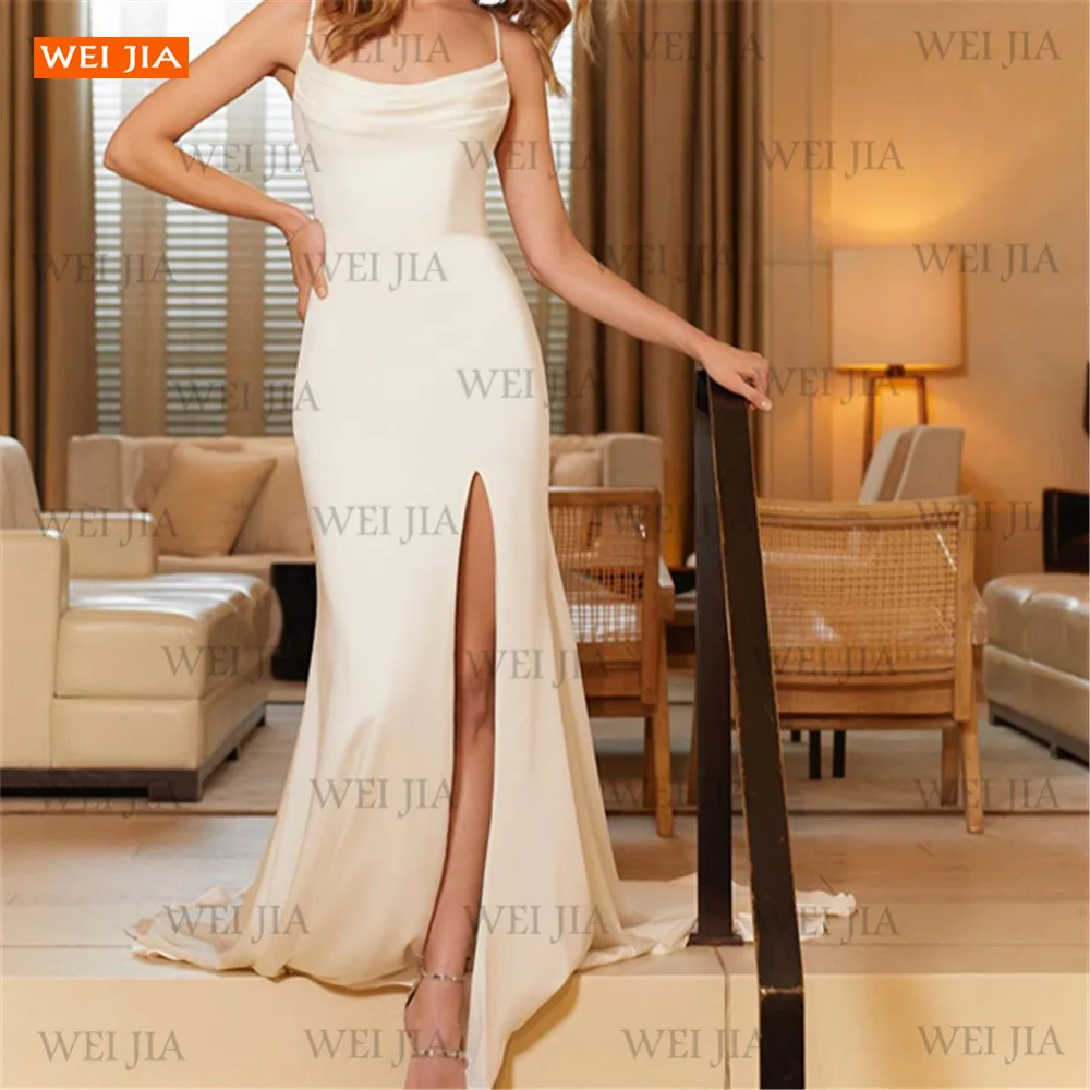Fashion Ivory Mermaid Wedding Gown 2021 vestido de noiva Sleeveless Satin Backless свадебное платье Custom Made Bridal Dresses
Fashion Ivory Mermaid Wedding Gown 2021 vestido de noiva Sleeveless Satin Backless свадебное платье Custom Made Bridal Dresses