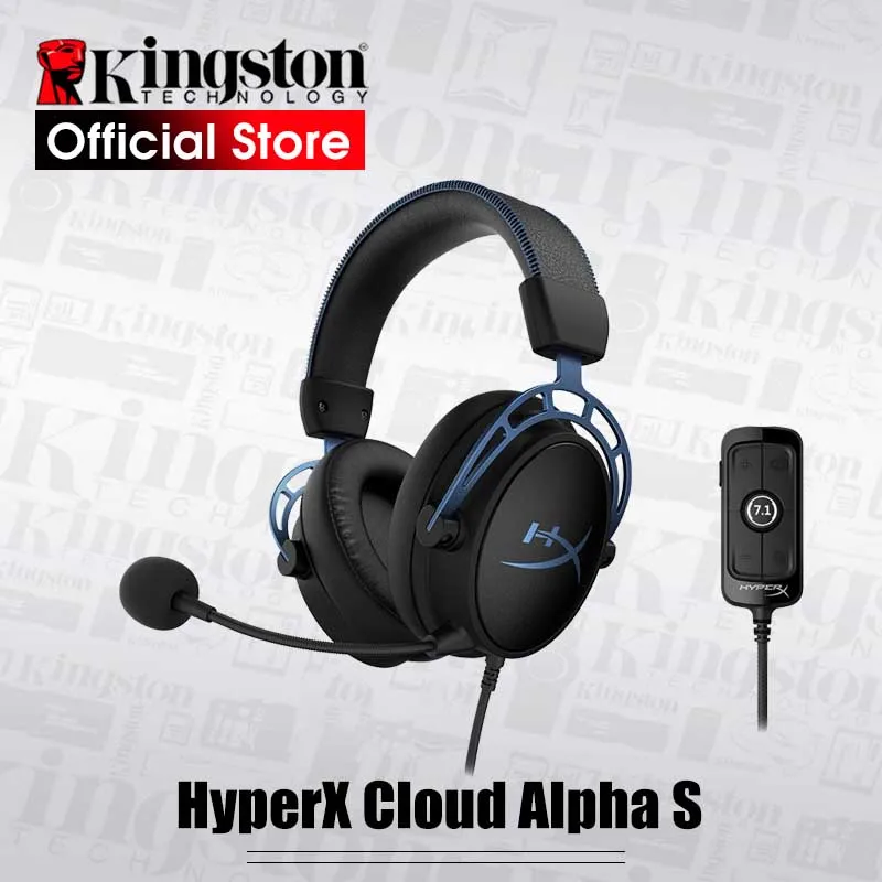 Игровая гарнитура Kingston HyperX Cloud Alpha S, наушники E-sports с объемным звуком 7,1, с микрофоном для ПК
Игровая гарнитура Kingston HyperX Cloud Alpha S, наушники E-sports с объемным звуком 7,1, с микрофоном для ПК