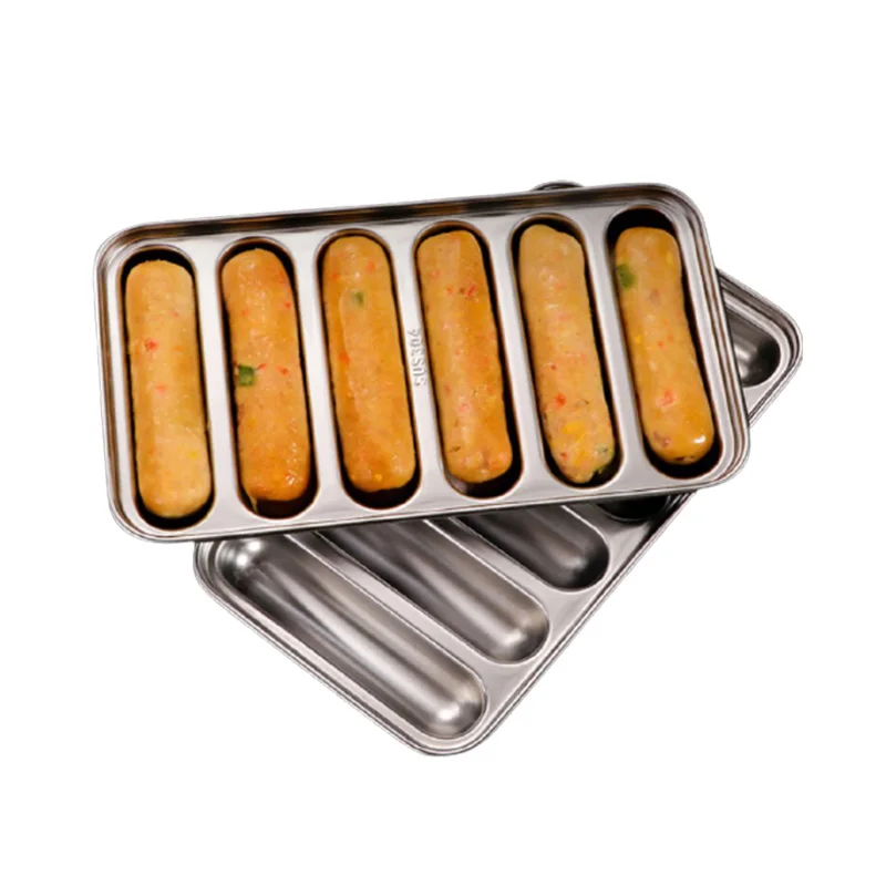 Wonderlife Stainless steel sausage mold DIY kitchen homemade baby supplementary food baking can be steamed ham mold rack
Wonderlife Stainless steel sausage mold DIY kitchen homemade baby supplementary food baking can be steamed ham mold rack