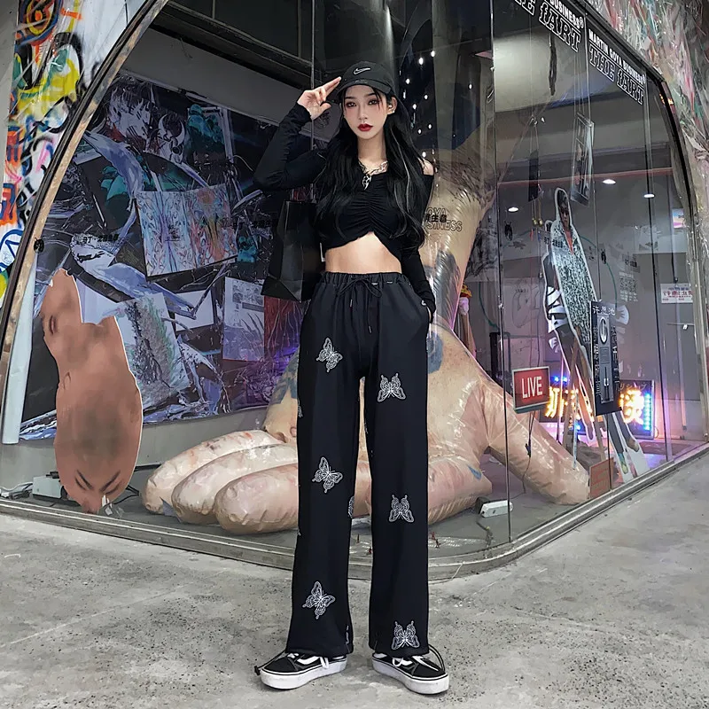 Summer Butterfly Print Loose Pants Women New Fashion High Waist Streetwear Trousers Plus Size Feamle Casual Wide Leg Pants
Summer Butterfly Print Loose Pants Women New Fashion High Waist Streetwear Trousers Plus Size Feamle Casual Wide Leg Pants
