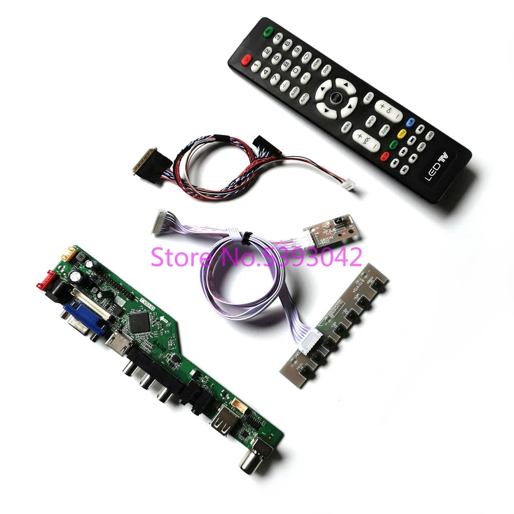 KIT for LP156WF4 (SL)(B5)/(SL)(B6)/(SL)(B7)/(SL)(BA)/(SL)(C1) 1920*1080 LVDS remote LCD VGA AV 40Pin TV control drive board
KIT for LP156WF4 (SL)(B5)/(SL)(B6)/(SL)(B7)/(SL)(BA)/(SL)(C1) 1920*1080 LVDS remote LCD VGA AV 40Pin TV control drive board
