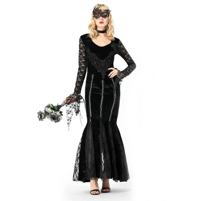 Halloween Cosplay Clothing Vampire Dress Queen Long Skirt Dress Adult Ms COS Apparel Prom Carnival Party Christmas
Halloween Cosplay Clothing Vampire Dress Queen Long Skirt Dress Adult Ms COS Apparel Prom Carnival Party Christmas