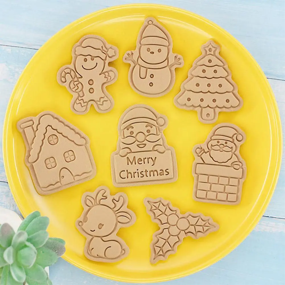 8pcs/set Baking Mold Diy Christmas Cartoon Biscuit Decorating Baking Cookie Tools 3d Mould Plastic Mold Cutter Xmas Cake U7r4
8pcs/set Baking Mold Diy Christmas Cartoon Biscuit Decorating Baking Cookie Tools 3d Mould Plastic Mold Cutter Xmas Cake U7r4