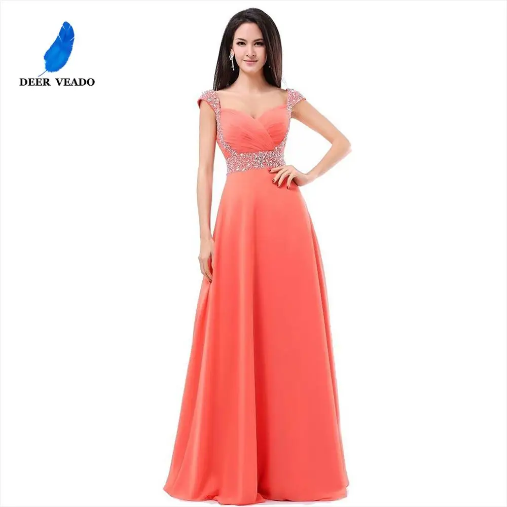 DEERVEADO A-Line Sweetheart Chiffon Beading Floor-Length Long Evening Dress Formal Dresses Vestido De Festa S321
DEERVEADO A-Line Sweetheart Chiffon Beading Floor-Length Long Evening Dress Formal Dresses Vestido De Festa S321