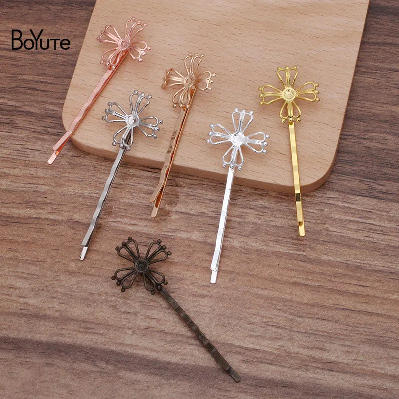 BoYuTe (20 Pieces/Lot) 27MM Flower 55*2MM Barrette Factory Direct Sale DIY Bridal Hair Accessories Materials
BoYuTe (20 Pieces/Lot) 27MM Flower 55*2MM Barrette Factory Direct Sale DIY Bridal Hair Accessories Materials