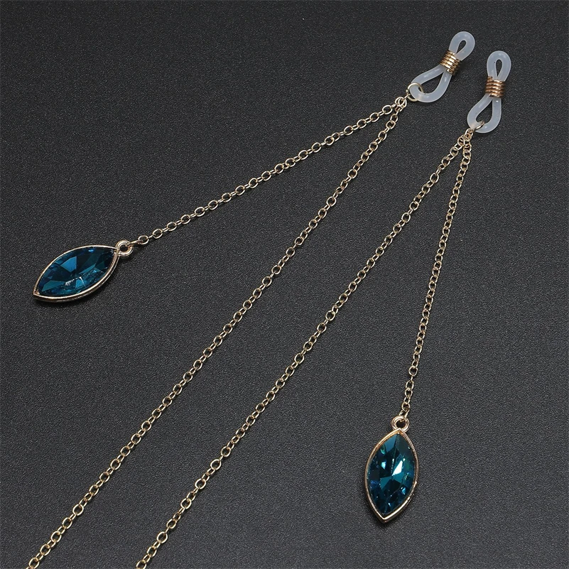 Oval Blue Crystal Pendant Sunglasses Glasses Chain For Women's Strap Hang Spectacle Cord Holder Lanyards Luxury Fashion 2021 New
Oval Blue Crystal Pendant Sunglasses Glasses Chain For Women's Strap Hang Spectacle Cord Holder Lanyards Luxury Fashion 2021 New