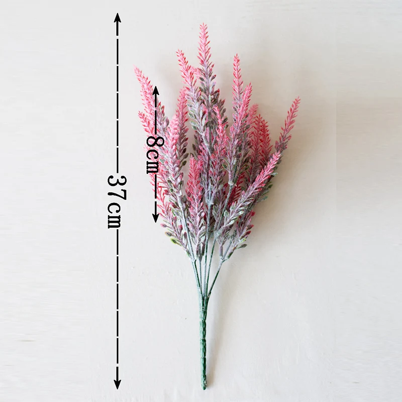 1 Bundle Artificial Flowers Romantic Provence Lavender Plastic Wedding Decorative Vase for Home Decor Grain Christmas Fake Plant
1 Bundle Artificial Flowers Romantic Provence Lavender Plastic Wedding Decorative Vase for Home Decor Grain Christmas Fake Plant