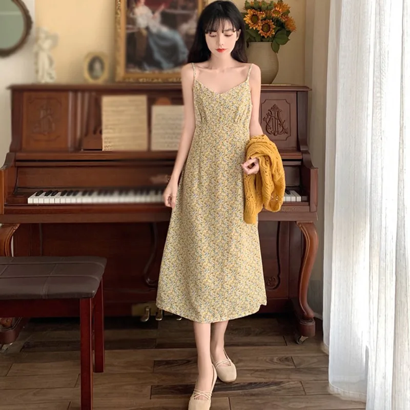 Jlong Summer Sexy Sling Dress Slim Women Boho Flora Female V-Neck Sleeveless Casual Beach Dress
Jlong Summer Sexy Sling Dress Slim Women Boho Flora Female V-Neck Sleeveless Casual Beach Dress