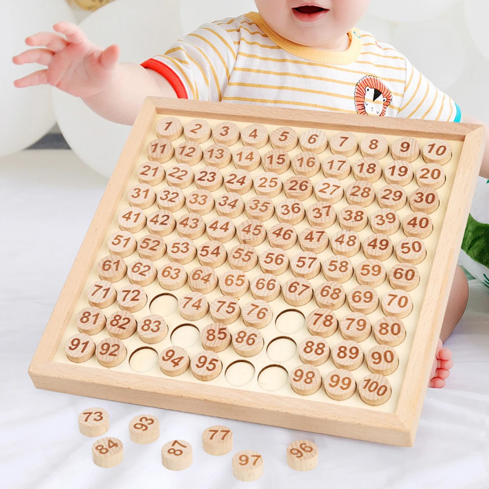 Wooden 1-100 Number Cognitive Game Children's Mathematical Addition Subtraction Multiplication And Division Toys Education Toys
Wooden 1-100 Number Cognitive Game Children's Mathematical Addition Subtraction Multiplication And Division Toys Education Toys