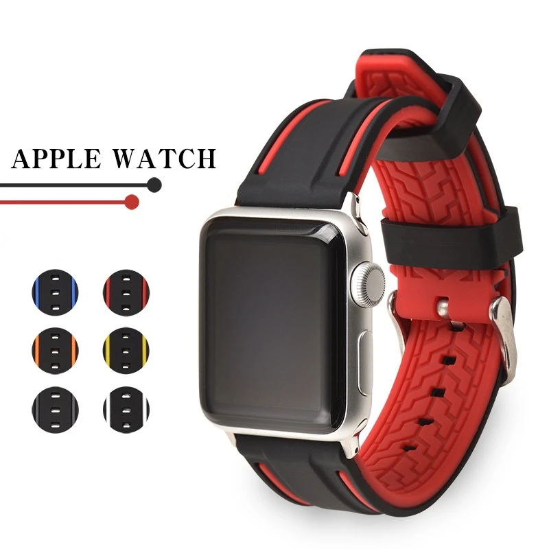 Ремешок резиновый для Apple Watch Series 6 5 4 3 2 SE 38 мм 42 мм, ремешок для часов iWatch 6/5 40 мм 44 мм с пряжкой
Ремешок резиновый для Apple Watch Series 6 5 4 3 2 SE 38 мм 42 мм, ремешок для часов iWatch 6/5 40 мм 44 мм с пряжкой