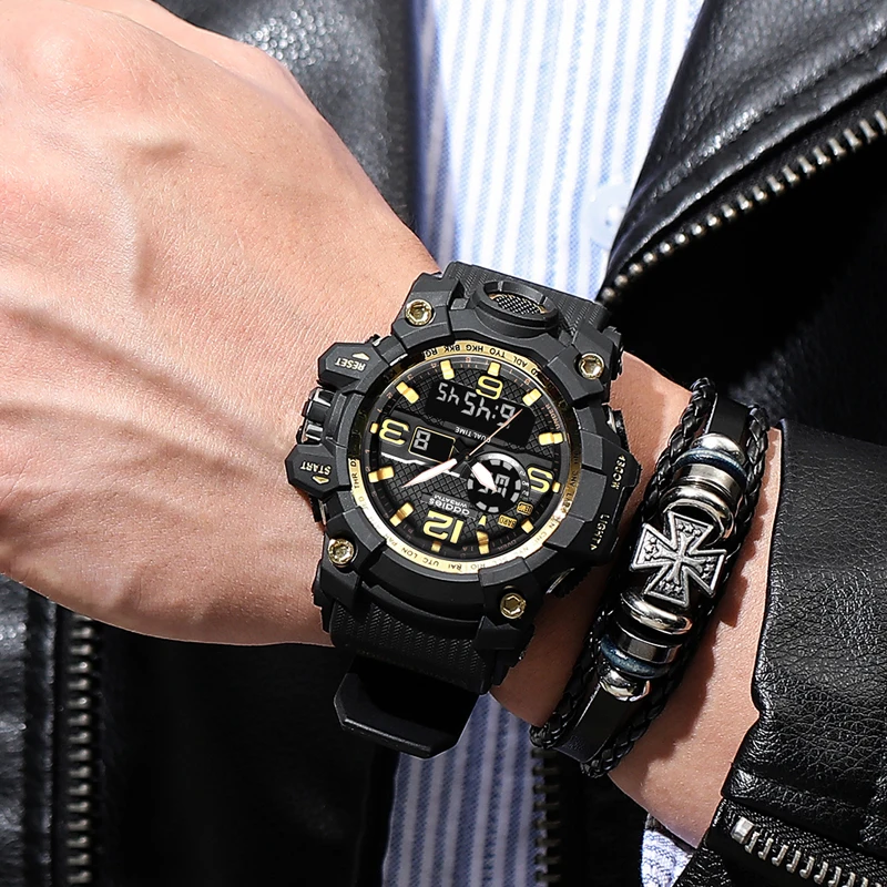 Shock Men Sports Watches G style Big Dial Digital Military Waterproof watch Male Clock Men's Watch Relogio Masculino Esportivo
Shock Men Sports Watches G style Big Dial Digital Military Waterproof watch Male Clock Men's Watch Relogio Masculino Esportivo