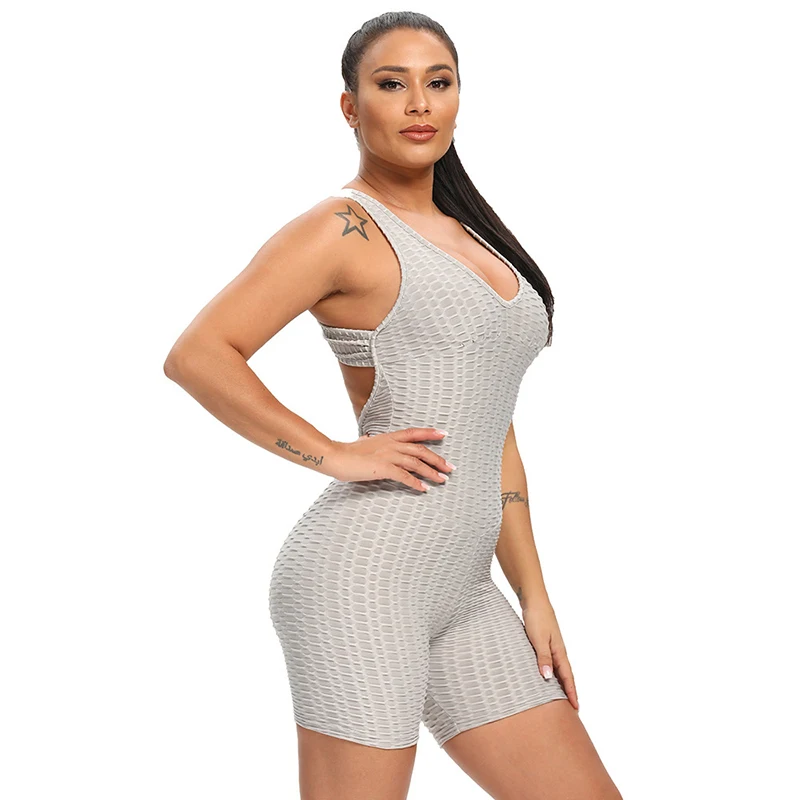 Bubble Jacquard Yoga Pants Women Jumpsuit Yoga Set Gym Shorts Sexy Push Up Sports Fitness Clothing Summer Sleeveless Outfit Suit
Bubble Jacquard Yoga Pants Women Jumpsuit Yoga Set Gym Shorts Sexy Push Up Sports Fitness Clothing Summer Sleeveless Outfit Suit