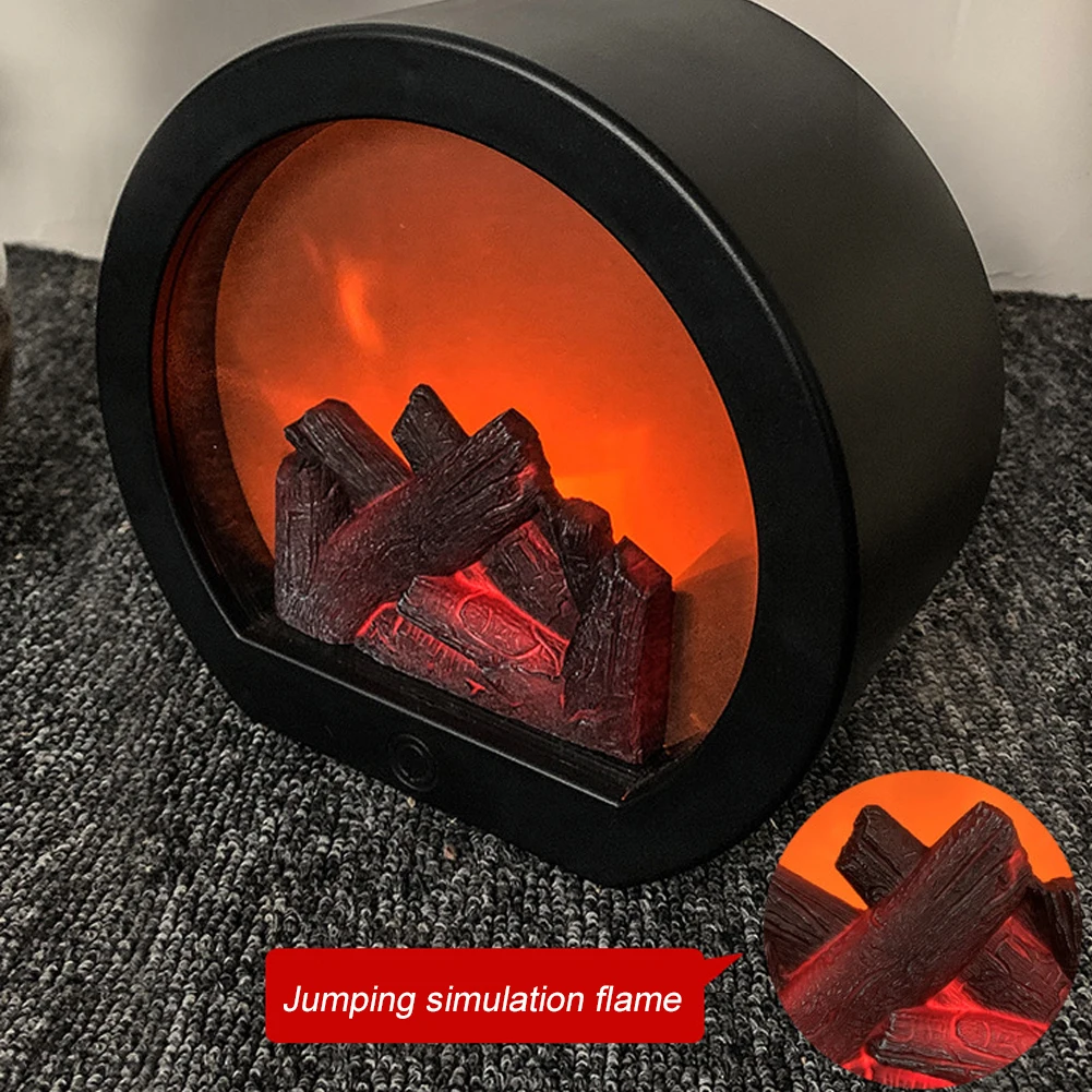 Simulation Flame LED Fireplace Lantern Night Light USB Rechargeable Waterproof Bedside Lamp Desk Lamp With Touch Switch For Home
Simulation Flame LED Fireplace Lantern Night Light USB Rechargeable Waterproof Bedside Lamp Desk Lamp With Touch Switch For Home