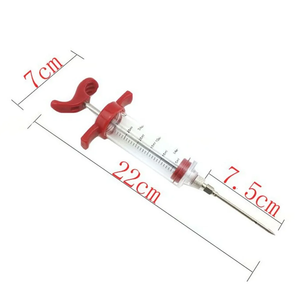 BBQ Grill Marinade Injector Stainless Steel&PP Meat Flavor Syringe Food Grade For Kitchen Cooking Tools Barbecue Gadget
BBQ Grill Marinade Injector Stainless Steel&PP Meat Flavor Syringe Food Grade For Kitchen Cooking Tools Barbecue Gadget