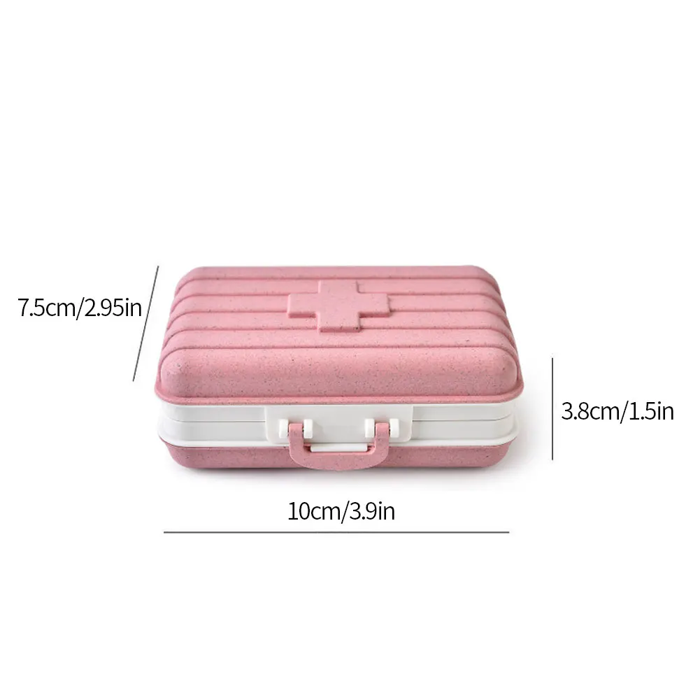 Pill Box Medicine Box 6 Grid Vitamin Storage Ear Studs Jewellery Storage Organizer Containers Small Travel Calcium Case Beige
Pill Box Medicine Box 6 Grid Vitamin Storage Ear Studs Jewellery Storage Organizer Containers Small Travel Calcium Case Beige
