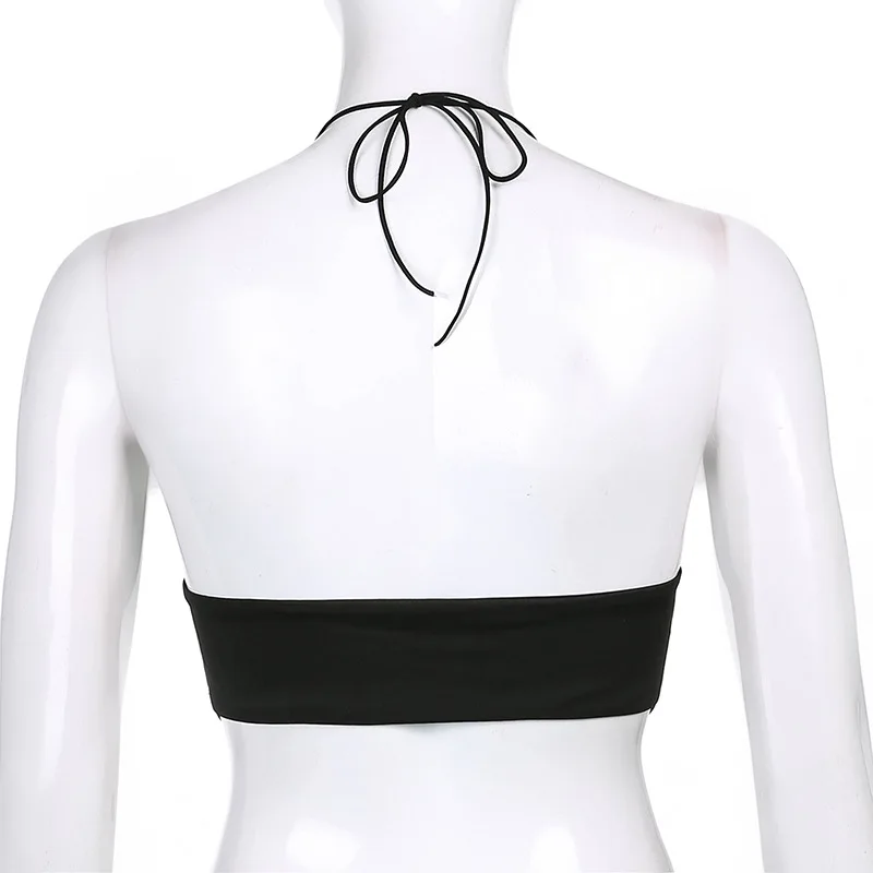 Cryptographic 2021 Summer Halter Crop Tops for Women Sleeveless Backless Club Party Chic Fashion Cropped Top Slim Streetwear
Cryptographic 2021 Summer Halter Crop Tops for Women Sleeveless Backless Club Party Chic Fashion Cropped Top Slim Streetwear