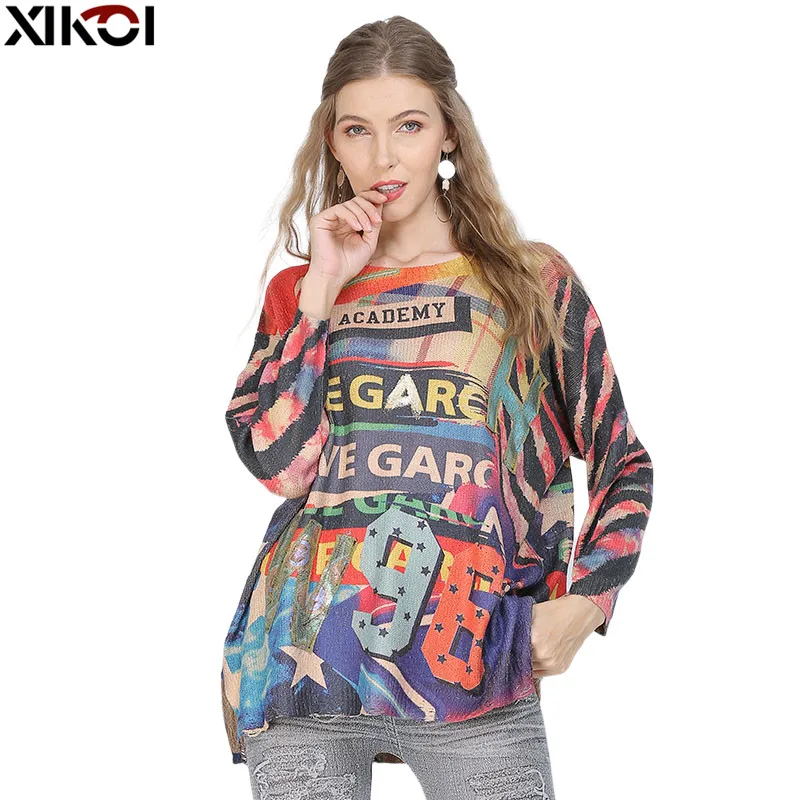 XIKOI Plus Retro Sweater For Women Winter Warm Pullover Fashion Letter O-Neck Oversized Jumper Casual Knitted Sweater Pull Femme
XIKOI Plus Retro Sweater For Women Winter Warm Pullover Fashion Letter O-Neck Oversized Jumper Casual Knitted Sweater Pull Femme