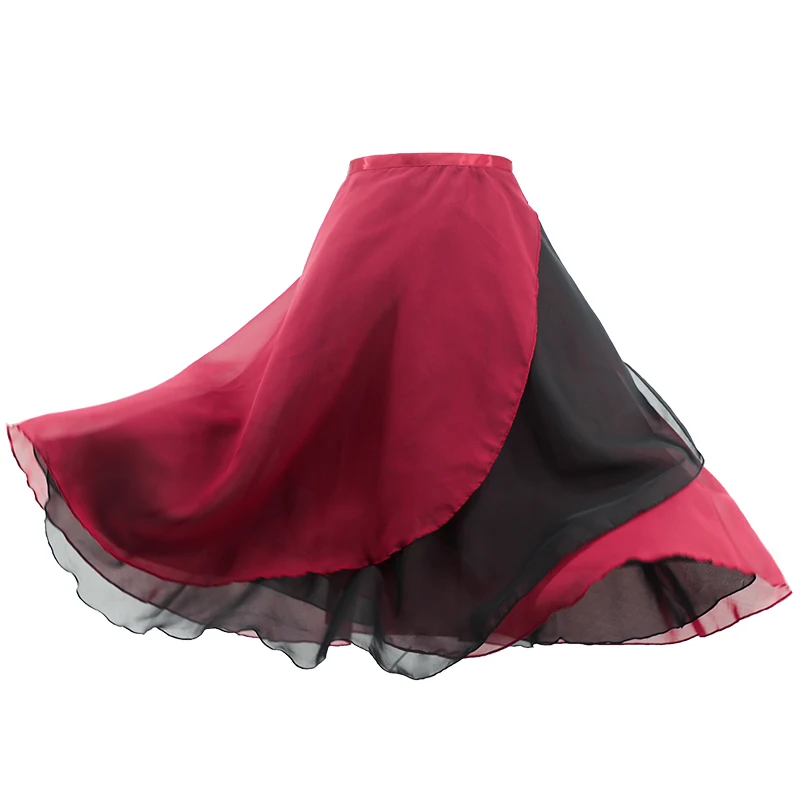 Long Wrap Ballet Skirt Women Lyrical Chiffon Ballet Dress 2 Layers Skirts For Dancing
Long Wrap Ballet Skirt Women Lyrical Chiffon Ballet Dress 2 Layers Skirts For Dancing
