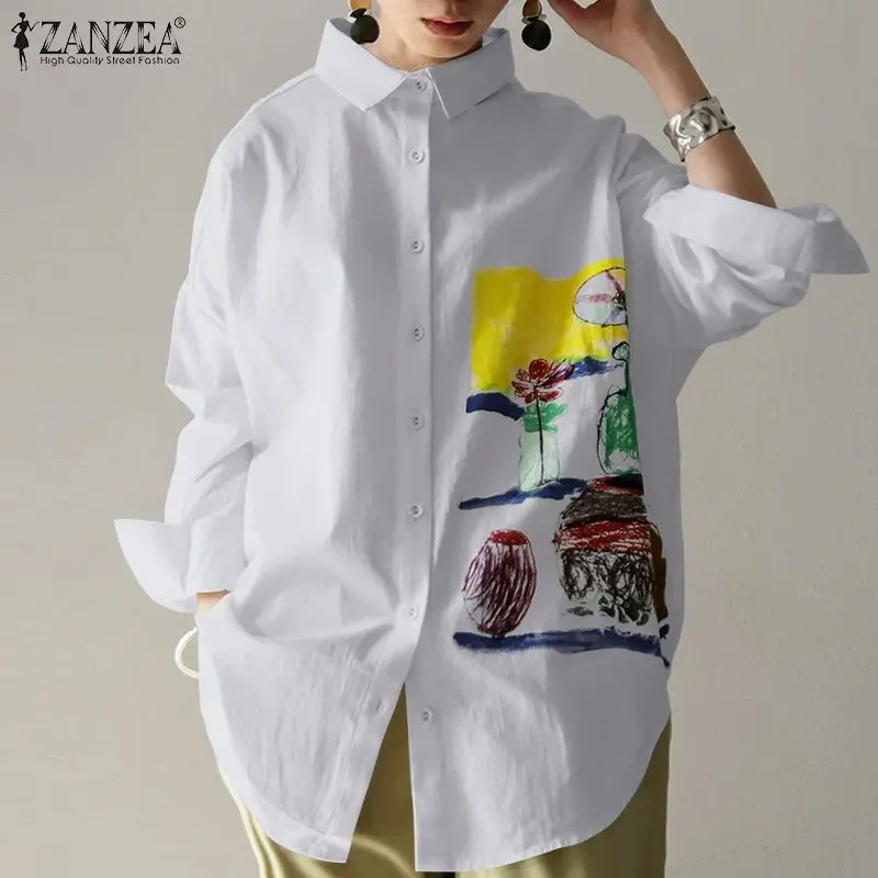 Женская рубашка с длинным рукавом, с принтом, с отворотом, Лоскутная, свободная, с пуговицами, повседневная, верхняя одежда
Женская рубашка с длинным рукавом, с принтом, с отворотом, Лоскутная, свободная, с пуговицами, повседневная, верхняя одежда