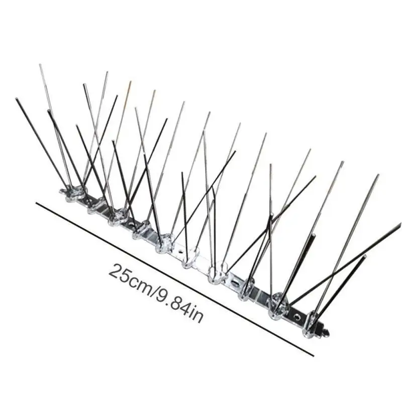 25cm Stainless Steel Repeller Bird And Pigeon Spikes Deterrent Anti Bird Spike Strip Bird Scarer Repeller For Pigeon Birds Fence
25cm Stainless Steel Repeller Bird And Pigeon Spikes Deterrent Anti Bird Spike Strip Bird Scarer Repeller For Pigeon Birds Fence