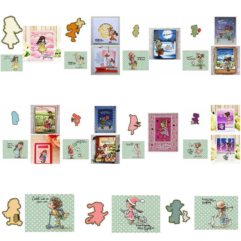 Metal Cutting Dies & Clear Stamps Childish Boy Girl Singing Dancing Love Words Windmill Gift Flower Basket Happy Scene 2021
Metal Cutting Dies & Clear Stamps Childish Boy Girl Singing Dancing Love Words Windmill Gift Flower Basket Happy Scene 2021