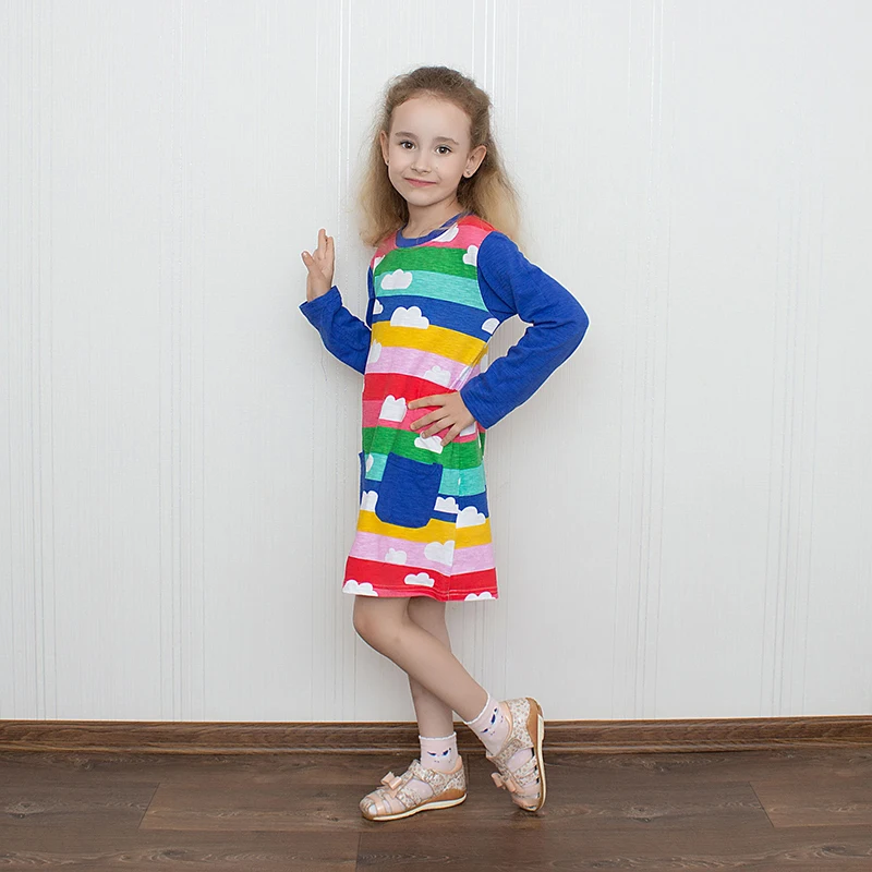 Jumping Meters 2021 New Arrival Stripe Children's Cotton Princess Dresses Long Sleeve Cloud Print Pockets Autumn Winter Kids
Jumping Meters 2021 New Arrival Stripe Children's Cotton Princess Dresses Long Sleeve Cloud Print Pockets Autumn Winter Kids