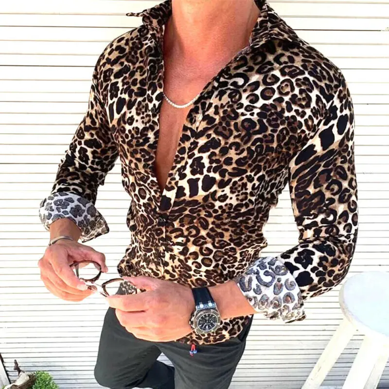 Fashion Men's Plaid Leopard Printed Shirts Casual Cotton Linen Shirt Mens Tops Button Down Classic Tees Shirt
Fashion Men's Plaid Leopard Printed Shirts Casual Cotton Linen Shirt Mens Tops Button Down Classic Tees Shirt