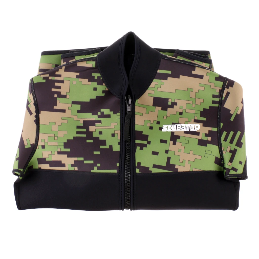2.5mm Neoprene Men Women Wetsuit Top Front Zipper Jacket for Scuba Diving Snorkel Surfing Sailing Underwater Water Sports
2.5mm Neoprene Men Women Wetsuit Top Front Zipper Jacket for Scuba Diving Snorkel Surfing Sailing Underwater Water Sports