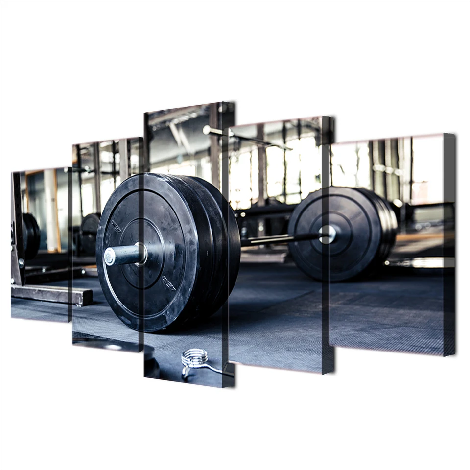 Canvas Printed Painting Living Room Wall Decoration 5 Panel Weightlifting Sports Gym Fitness Poster Modular Cuadros Pictures
Canvas Printed Painting Living Room Wall Decoration 5 Panel Weightlifting Sports Gym Fitness Poster Modular Cuadros Pictures
