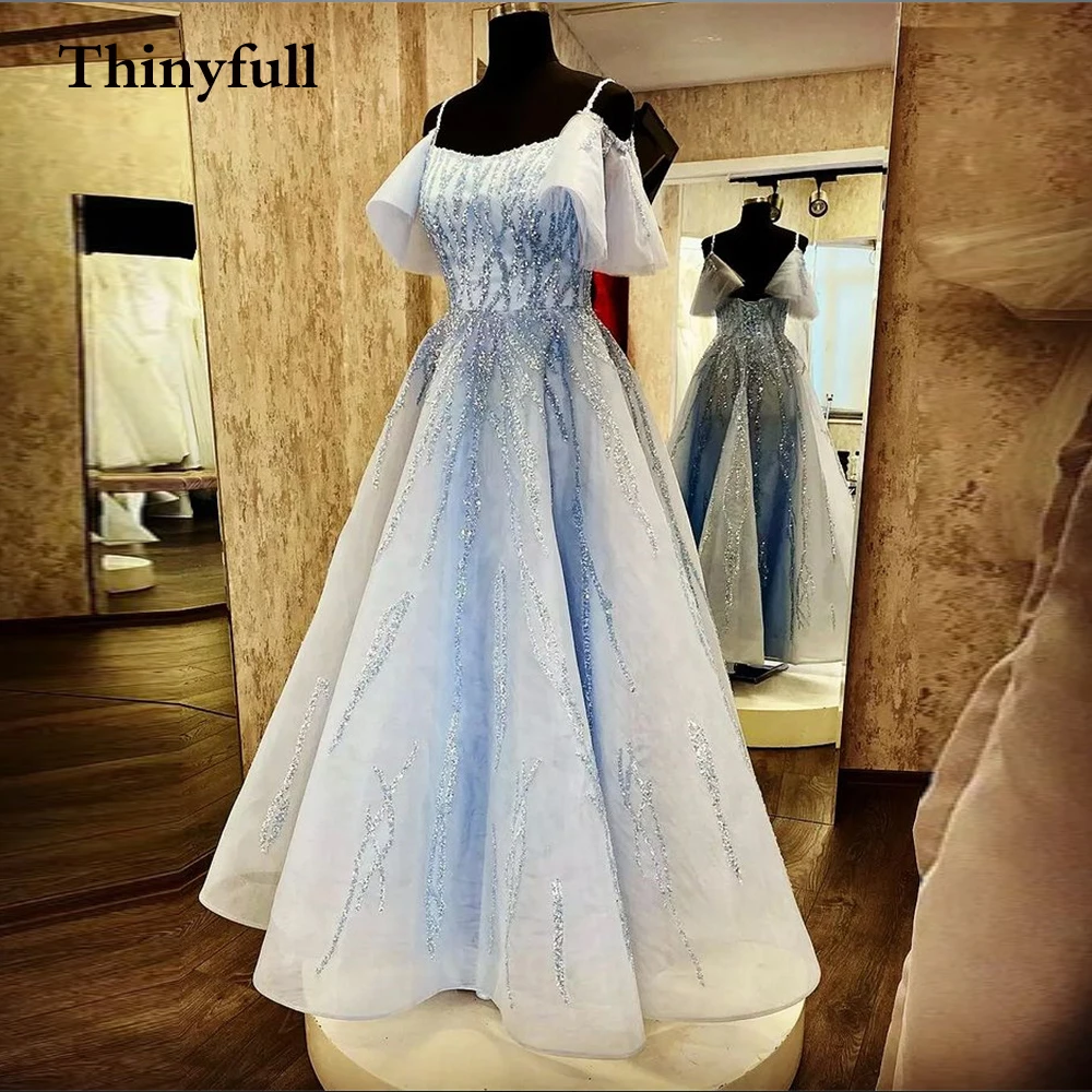 Light Blue Glitter Sequines Boho Wedding Sparkly Dresses Off Shoulder Spaghetti Evening Gowns Birthday Saudi Arabia Night Dress
Light Blue Glitter Sequines Boho Wedding Sparkly Dresses Off Shoulder Spaghetti Evening Gowns Birthday Saudi Arabia Night Dress