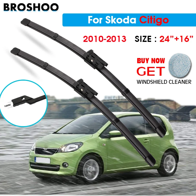 Car Wiper Blade For Skoda Citigo 24"+16" 2010-2013 Auto Windscreen Windshield Wipers Blades Window Wash Car Equipped Push Button
Car Wiper Blade For Skoda Citigo 24"+16" 2010-2013 Auto Windscreen Windshield Wipers Blades Window Wash Car Equipped Push Button