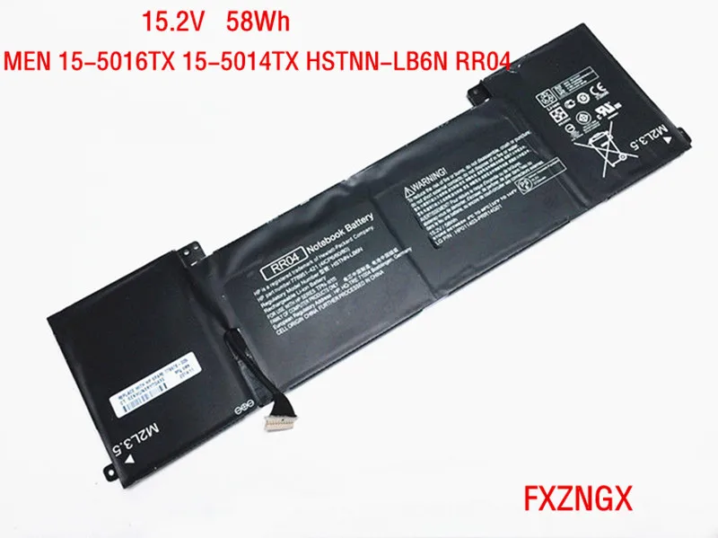Новый аккумулятор для ноутбука HP OMEN 15-5016TX 15-5014TX, 15,2 в, 58 Вт · ч, RR04
Новый аккумулятор для ноутбука HP OMEN 15-5016TX 15-5014TX, 15,2 в, 58 Вт · ч, RR04