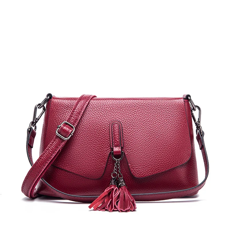 Luxury Pure Leather Handbag New Leather Shoulder Messenger Bag Women's Fashion All-match Texture First Layer Cowhide Handbag
Luxury Pure Leather Handbag New Leather Shoulder Messenger Bag Women's Fashion All-match Texture First Layer Cowhide Handbag