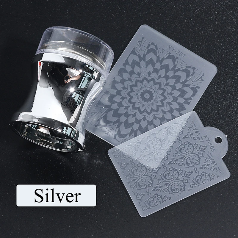 1 set Nail Art Stamping Plate Polish Transfer Template Kits with Cap Mirror Nail Stamper Clear Silicone Head Manicure Scraper
1 set Nail Art Stamping Plate Polish Transfer Template Kits with Cap Mirror Nail Stamper Clear Silicone Head Manicure Scraper
