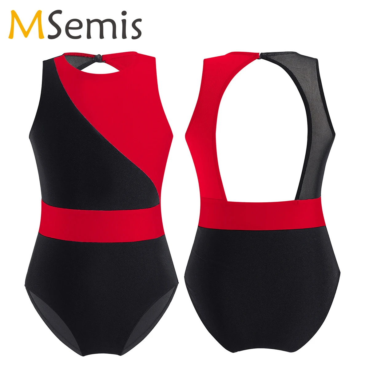 MSemis Kids Girls Sleeveless Gymnastics Leotard Jumpsuit Bodysuit Mesh Splice Hollow Back Ballet Dress Lyrical Dance Costumes
MSemis Kids Girls Sleeveless Gymnastics Leotard Jumpsuit Bodysuit Mesh Splice Hollow Back Ballet Dress Lyrical Dance Costumes