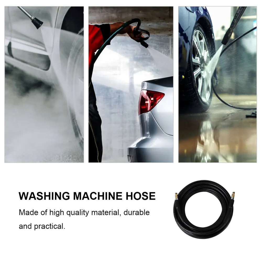 1Pc 6M Professional Pressure Washing Machine Hose Pipe Rubber Water Heater Hose for Car Cleaning Washer Female Connection(Black)
1Pc 6M Professional Pressure Washing Machine Hose Pipe Rubber Water Heater Hose for Car Cleaning Washer Female Connection(Black)
