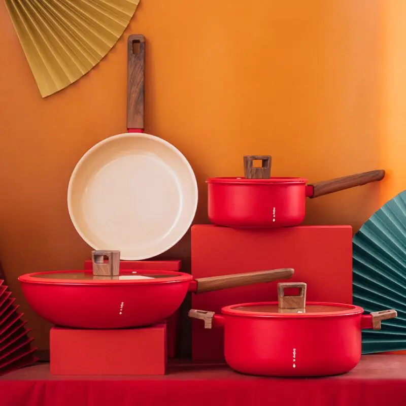 Cookware Set Soup Pot Wok Frying Pans Casserole Kitchen Pots Cooking Non Stick Pans Milk Pot Hotpot Induction Cooker Stewpot
Cookware Set Soup Pot Wok Frying Pans Casserole Kitchen Pots Cooking Non Stick Pans Milk Pot Hotpot Induction Cooker Stewpot