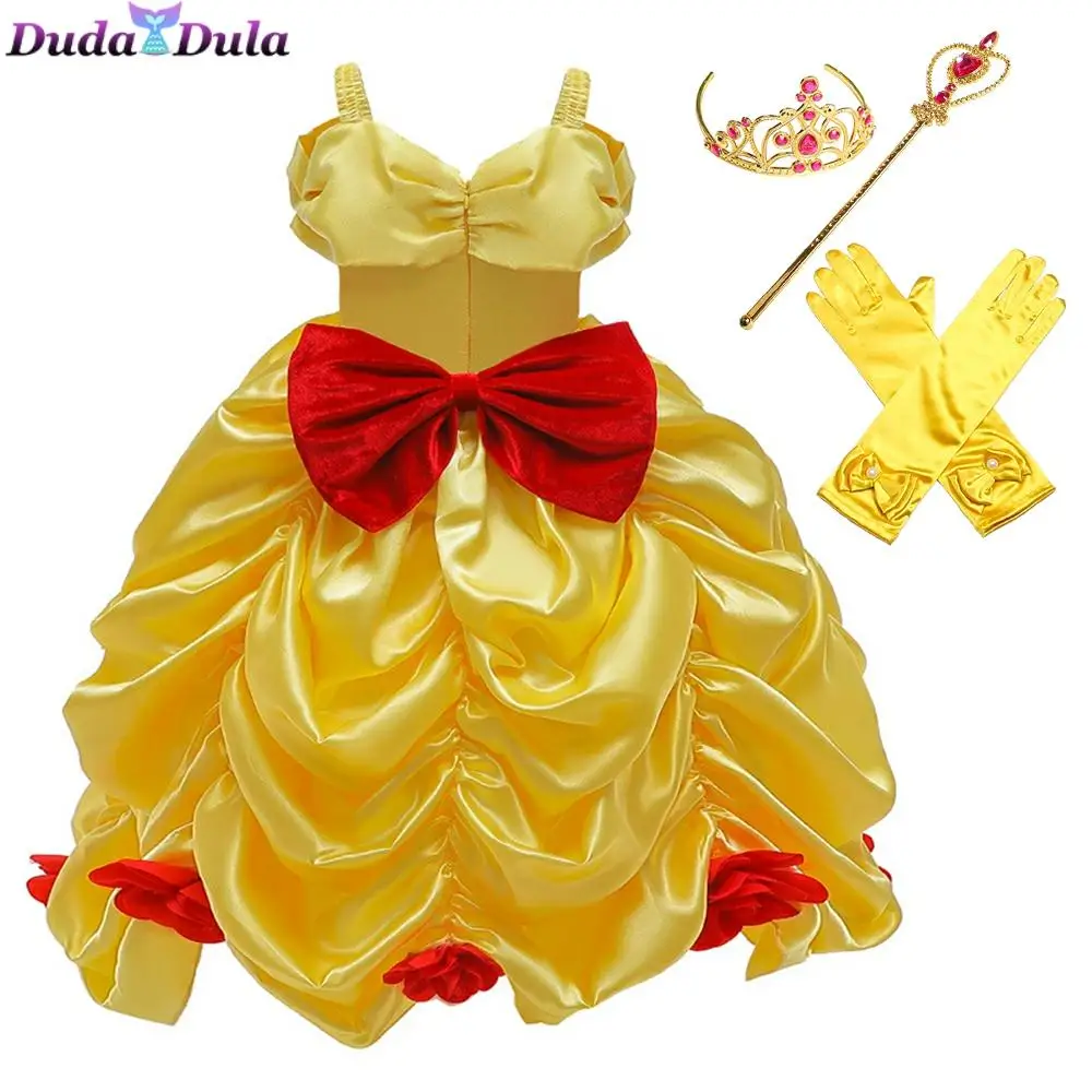 Princess Little Girls Belle Cosplay Summer Dress 2020 Princess Dress Children's Costumes for Girls Baby Kids Yellow Clothes
Princess Little Girls Belle Cosplay Summer Dress 2020 Princess Dress Children's Costumes for Girls Baby Kids Yellow Clothes