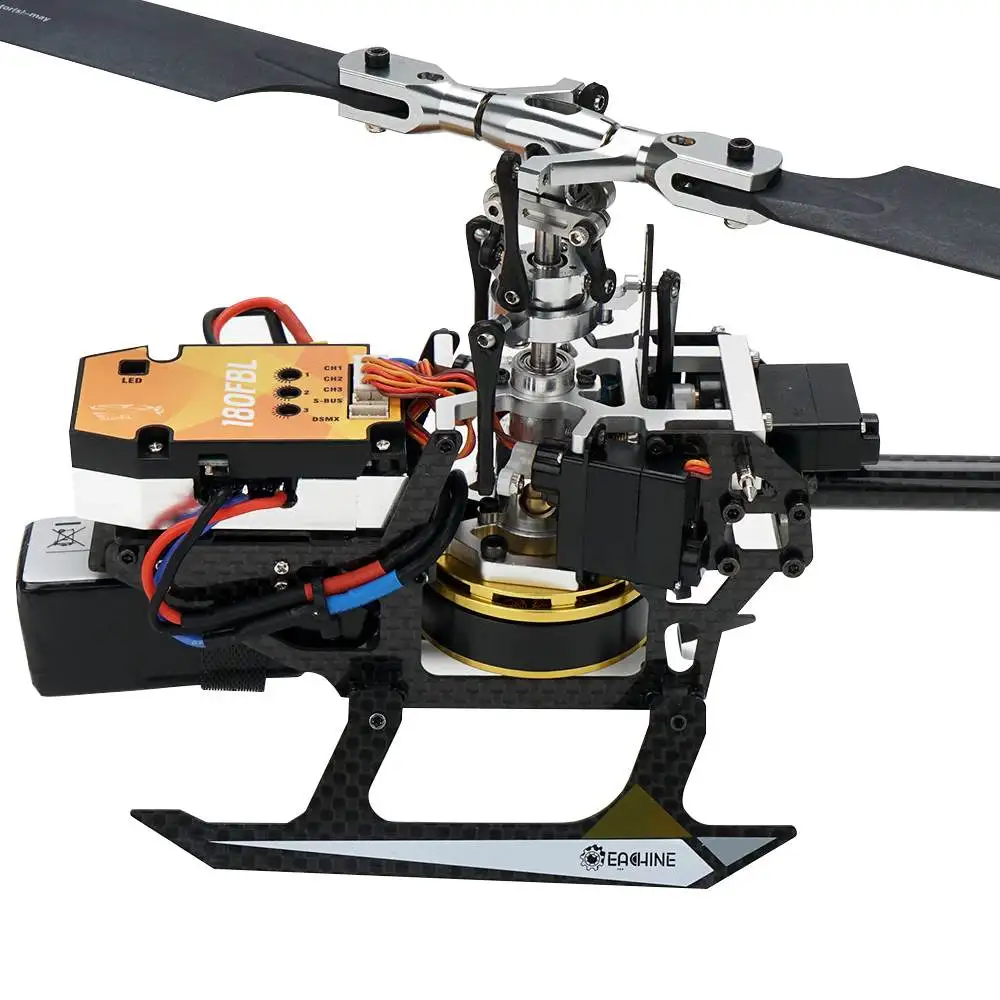 Eachine E180 6CH RC Helicopter RTF 3D6G System Dual Brushless Direct Drive Motor Flybarless Compatible with FUTABA S-FHSS
Eachine E180 6CH RC Helicopter RTF 3D6G System Dual Brushless Direct Drive Motor Flybarless Compatible with FUTABA S-FHSS
